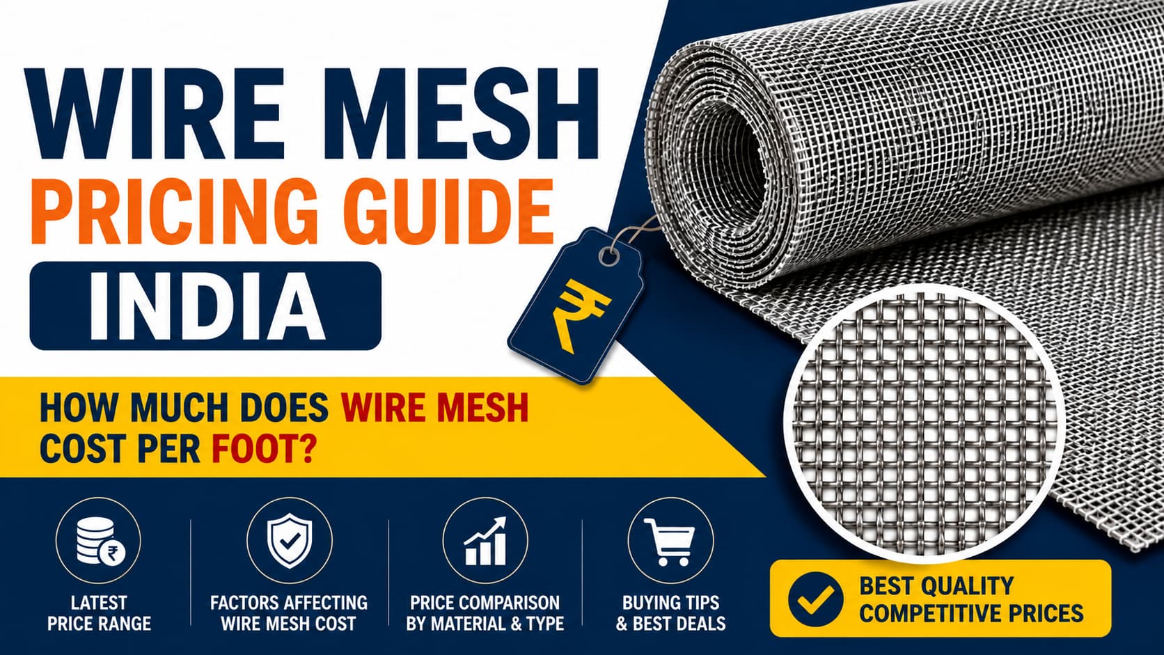 Wire Mesh Pricing – How Much Does Wire Mesh Cost Per Foot?