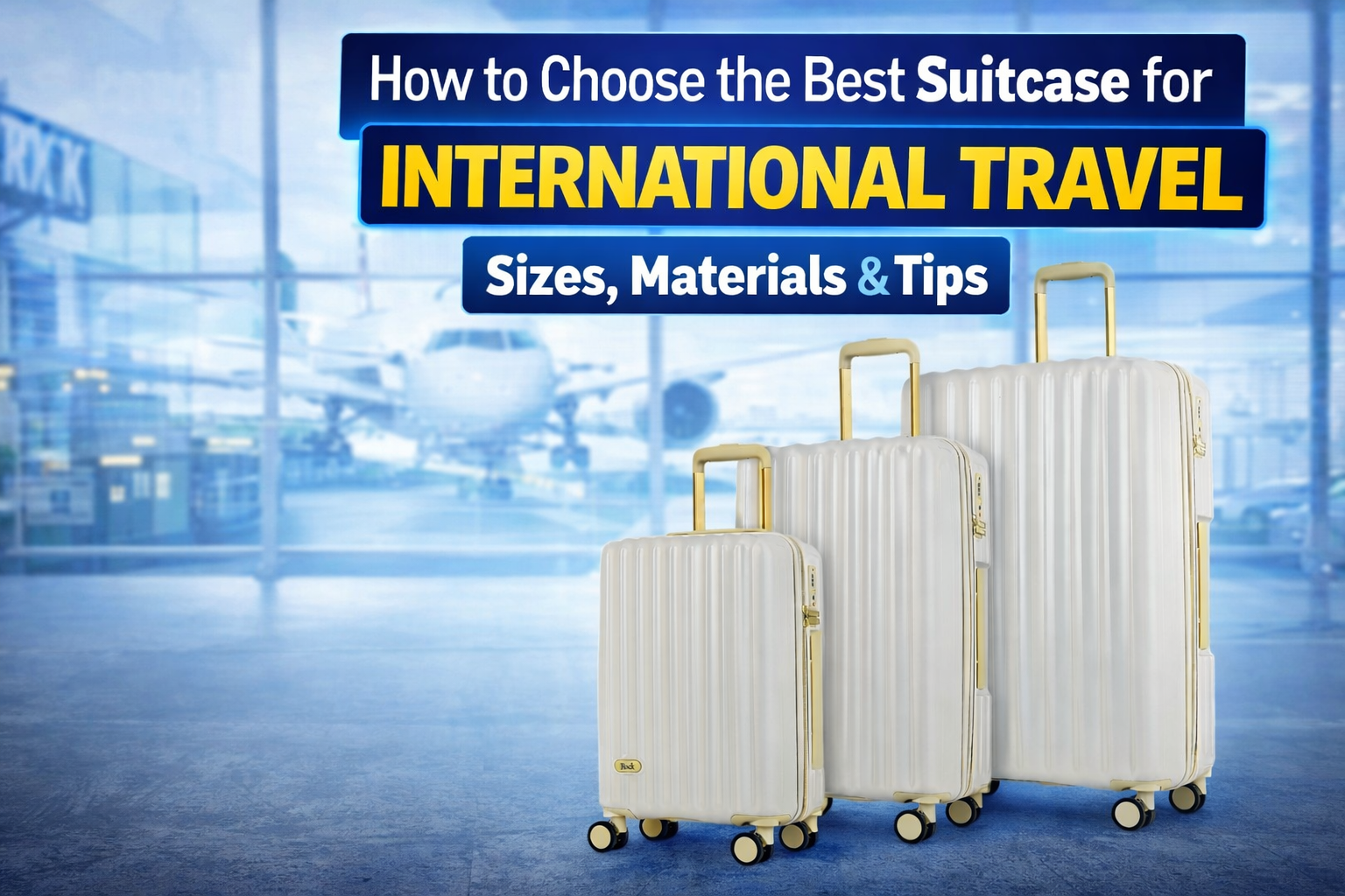 How to Choose the Best Suitcase for International Travel: Sizes, Materials & Tips