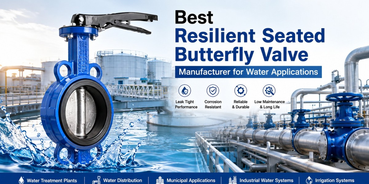 Resilient Seated Butterfly Valve Manufacturer for Chemical & Process Industries