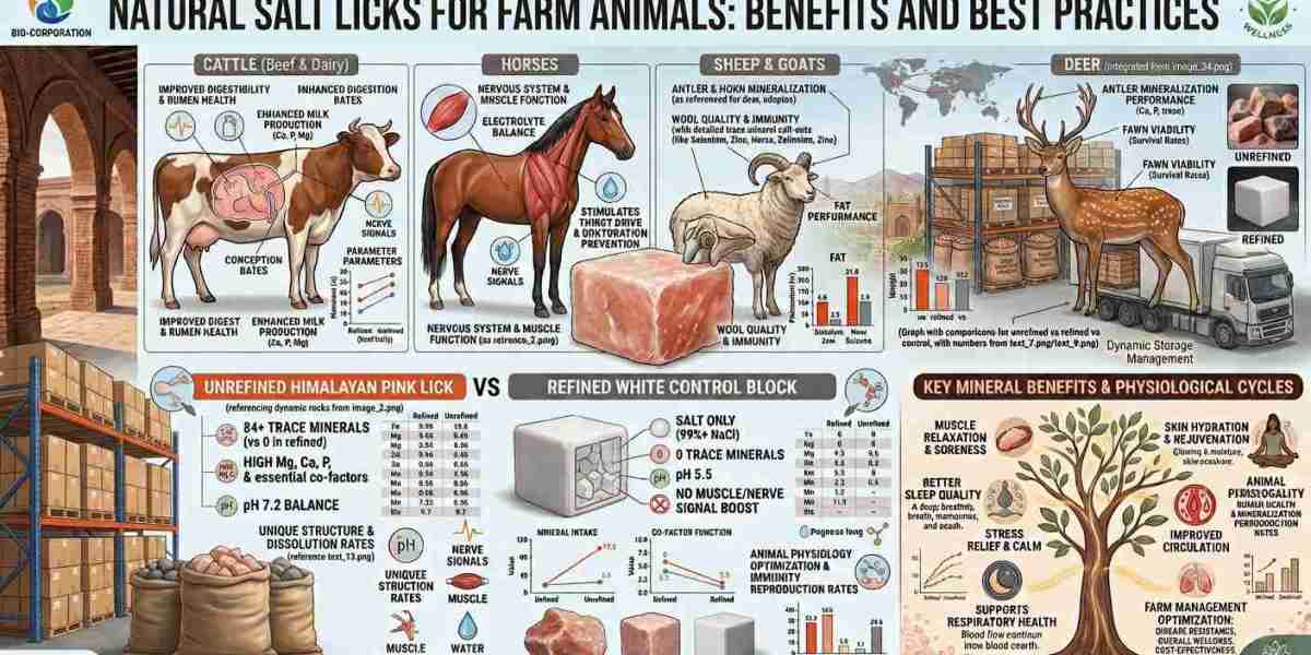Natural Salt Licks for Farm Animals: Benefits and Best Practices