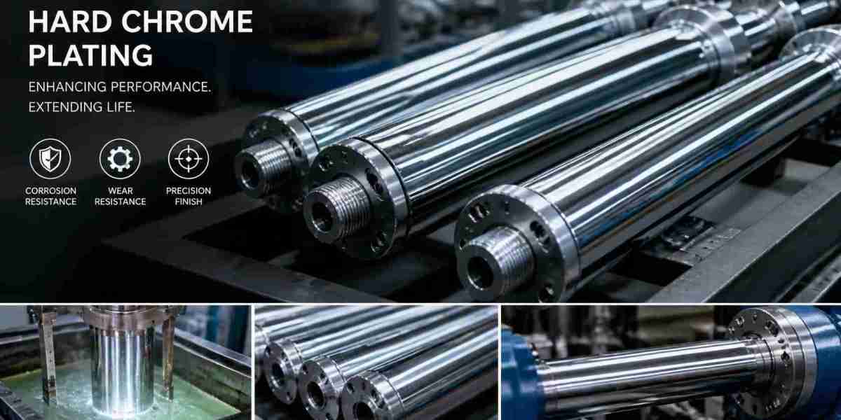 Benefits of Hard Chrome Plating for Hydraulic and Mechanical Parts