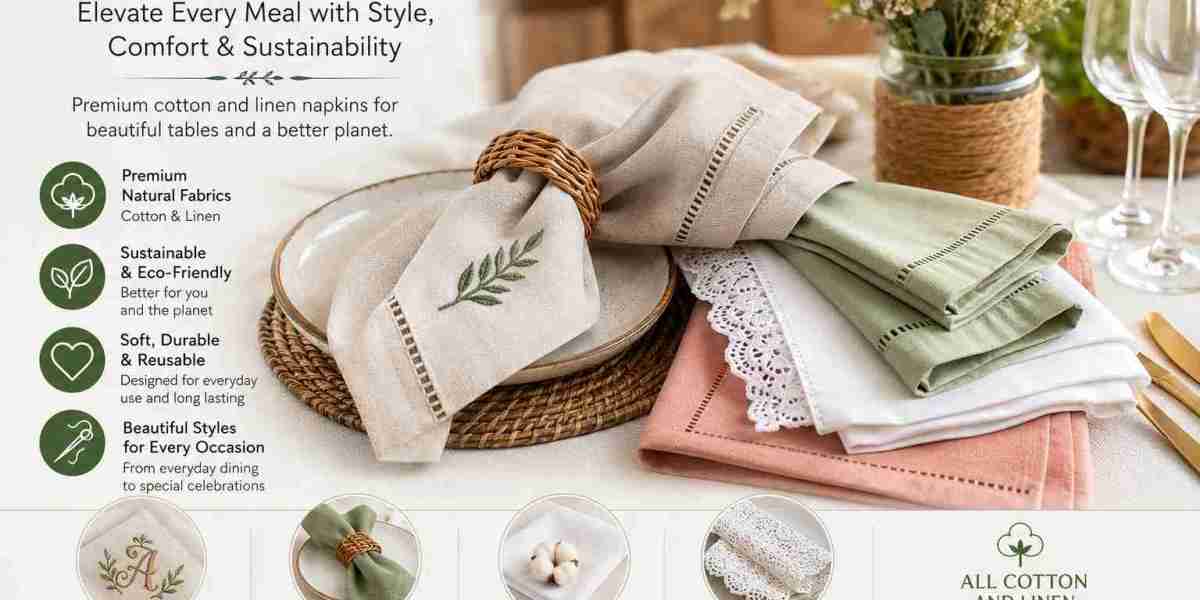 Custom Napkins: Elevate Every Meal with Style, Comfort, and Sustainability