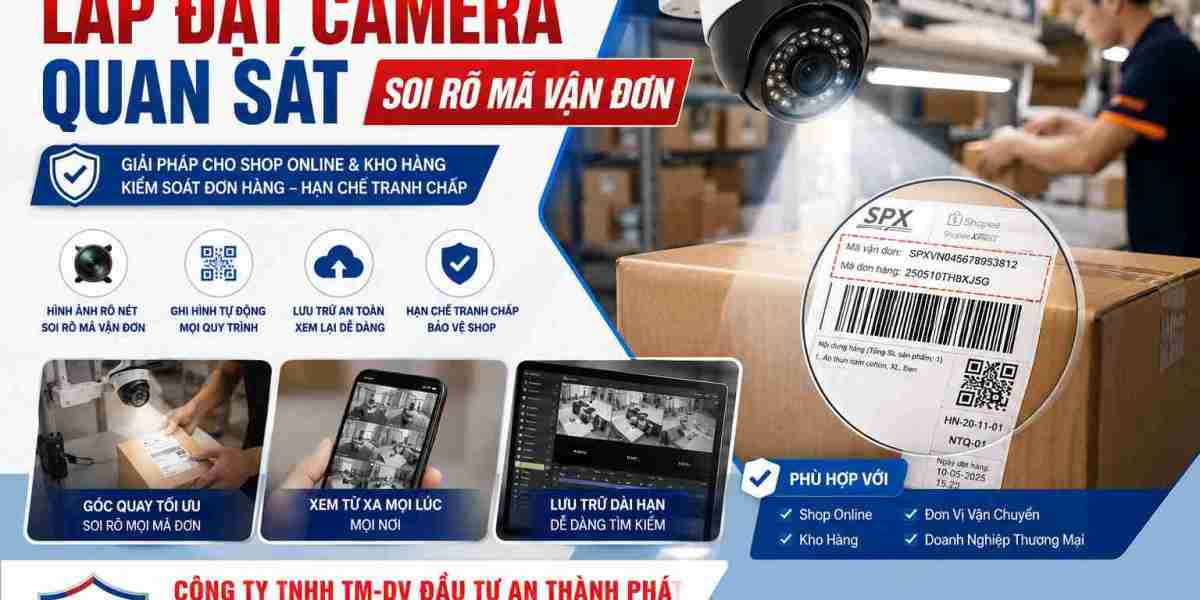 Dịch Vụ Lắp Đặt Camera Quan Sát Soi Rõ Mã Vận Đơn