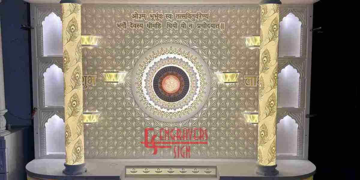 Engraverssign – Crafting the Finest Corian Mandir in Delhi