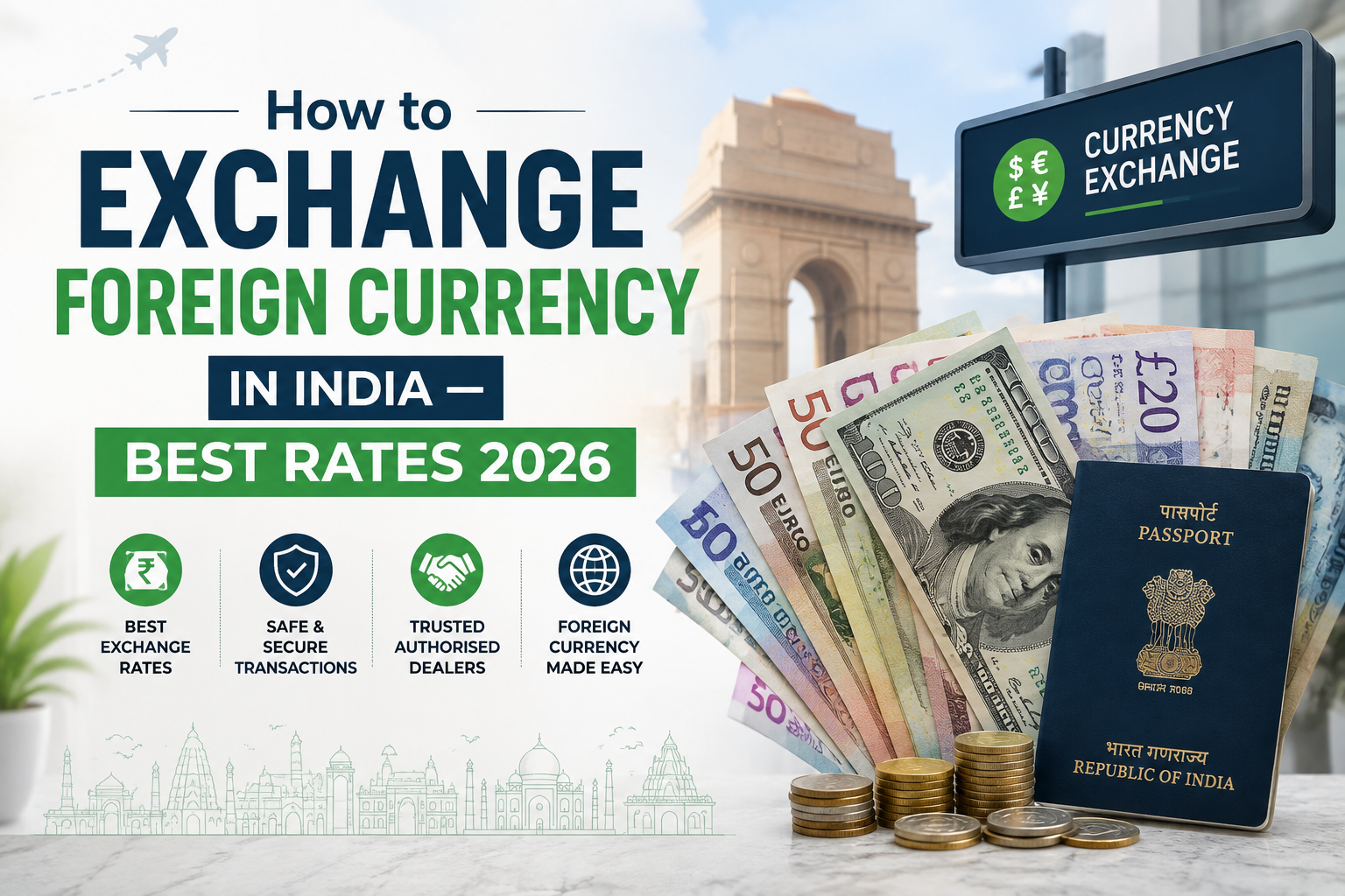 How to Exchange Foreign Currency in India — Best Rates 2026 |...